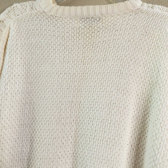 Vintage Lord Jeff 100% Cotton Cable Knit Crew XL - Picture 6 of 8